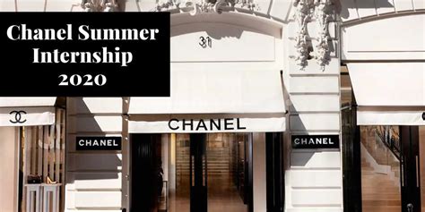 Chanel summer internship